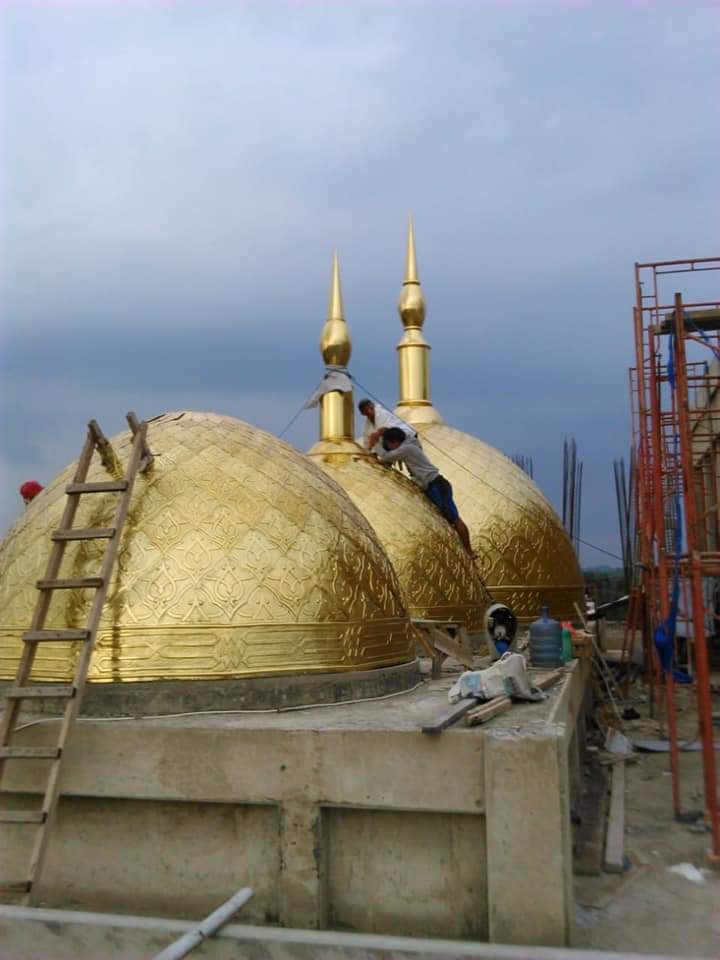 Kubah Kuningan - Kubah kuningan kustom untuk bangunan ibadah.