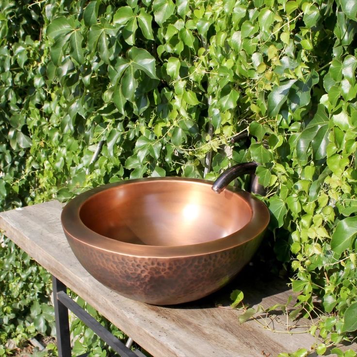 Wastafel Tembaga - Wastafel tembaga mangkuk, elegan.